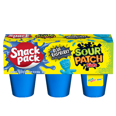 Sour Patch Kids Gel Snack Pack Blue Raspberry - 6pack BB DEC 20 23