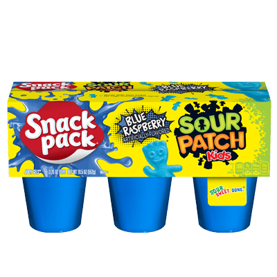 Sour Patch Kids Gel Snack Pack Blue Raspberry - 6pack BB DEC 20 23