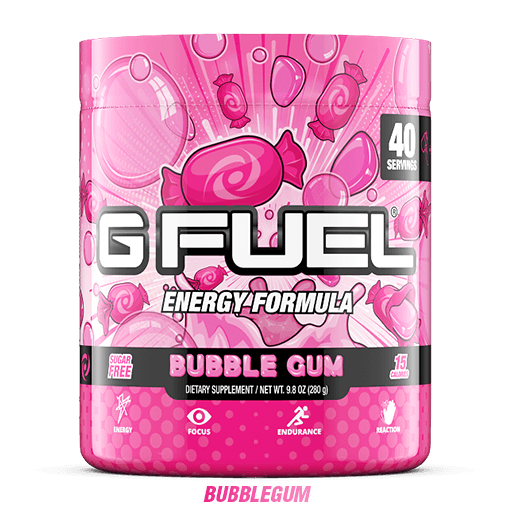 Gfuel Bubble Gum Flavour Energy Formula Tub - 280g USA