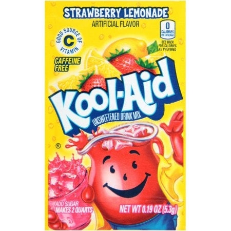 Kool Aid Strawberry Lemonade Drink Mix - 6.5g