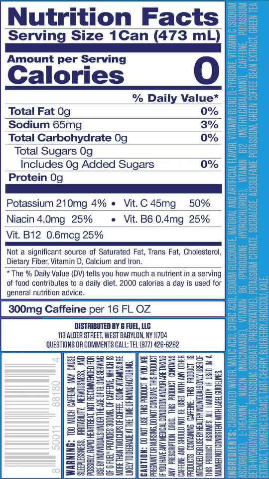 Gfuel Sour Blue Chug Rug Flavour Energy Drink - 473ml USA