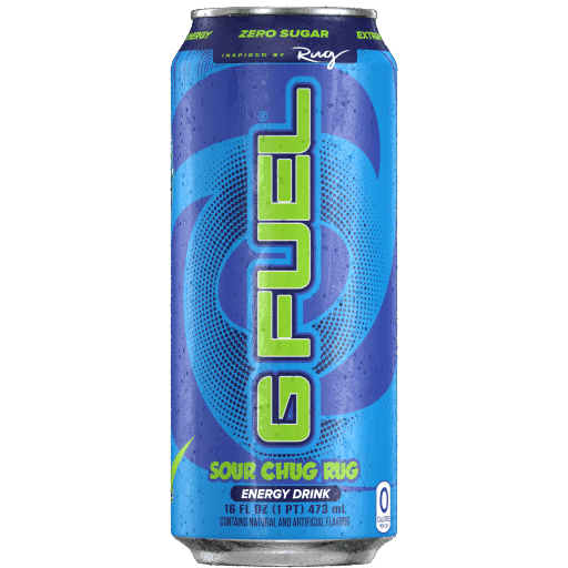 Gfuel Sour Blue Chug Rug Flavour Energy Drink - 473ml USA