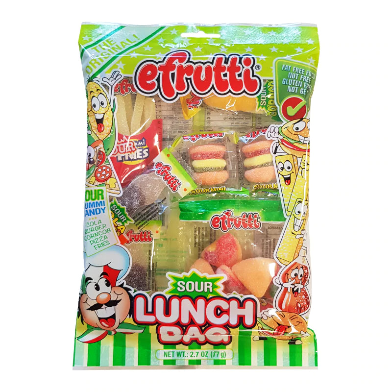 Efrutti Sour Gummi Lunch Bag - 77g
