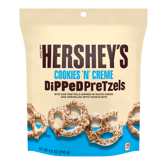 Hersheys Cookies & Creme Dipped Pretzels - 240g