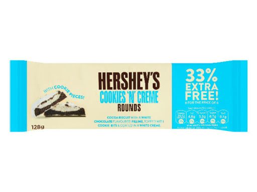 Hersheys Cookies & Creme Rounds - 8pk 128g