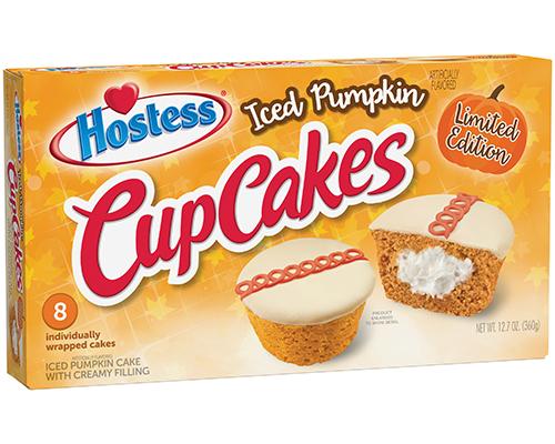 Hostess Iced Pumpkin Cupcake - LIMITED EDITION 8pk