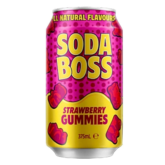Soda Boss Strawberry Gummies - 375g