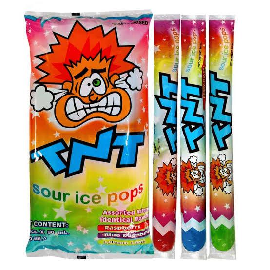 TNT Sour Ice Pops 90ml 10pk