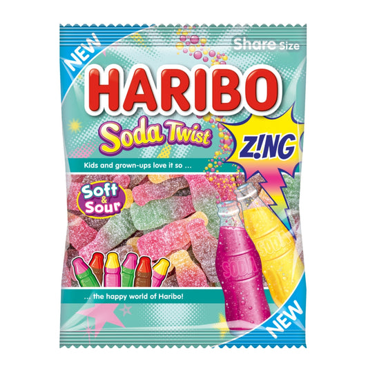 Haribo Soda Twist Zing - 160g
