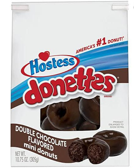 Hostess Donettes Double Chocolate Bag - 298g
