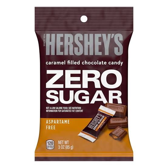 Hersheys Caramel Filled Chocolate Zero Sugar - 85g