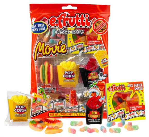 Efrutti Movie Gummi Candy Tray - 77g