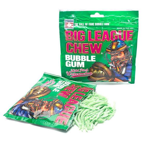 Big League Chew Watermelon Bubble Gum