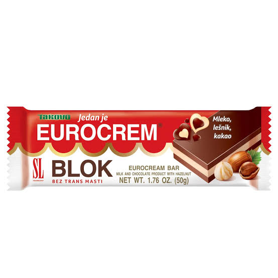 Eurocrem Blok Chocolate Bar - 90g