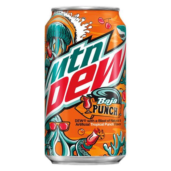 Mountain Dew Baja Punch - 355ml