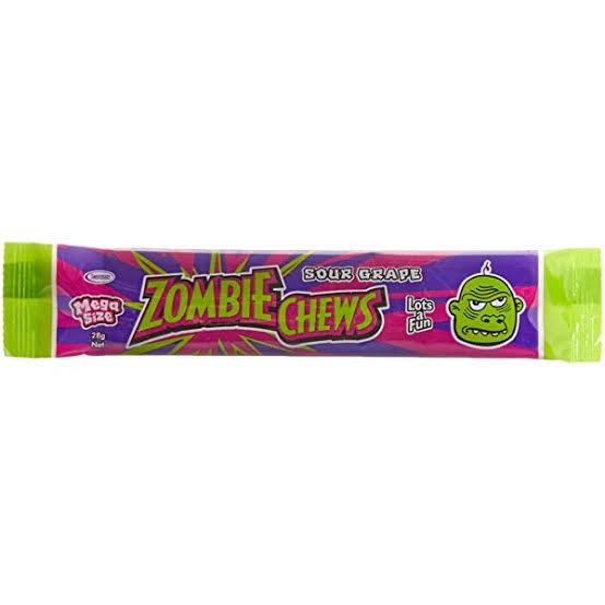 Zombie Chews Sour Grape - 28g