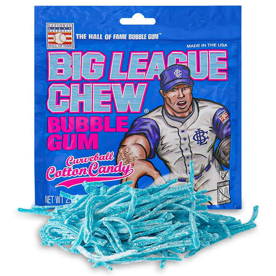 Big League Chew Cotton Candy Gum - 60g