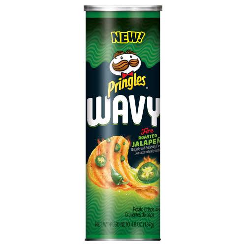 Pringles Wavy Fire Roasted Jalapeno - 137g