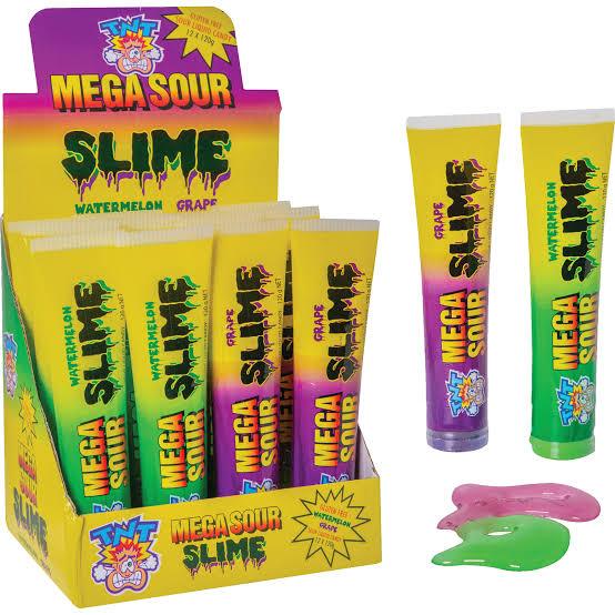 TNT Mega Sour Slime Grape/Watermelon - ASSORTED