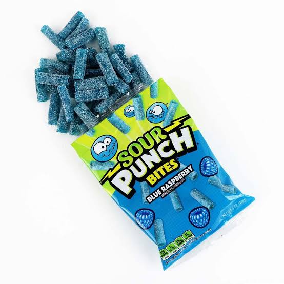 Sour Punch Blue Raspberry Bites -  142g