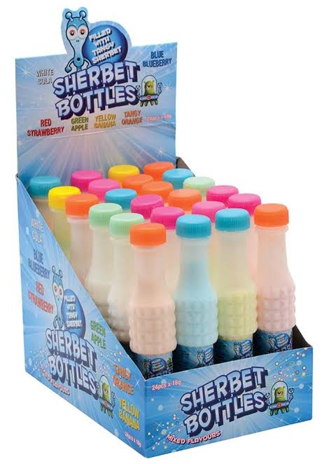 Sherbet Bottles ASSORTED - 18g