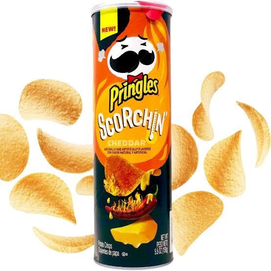 Pringles Scorchin Cheddar - 158g