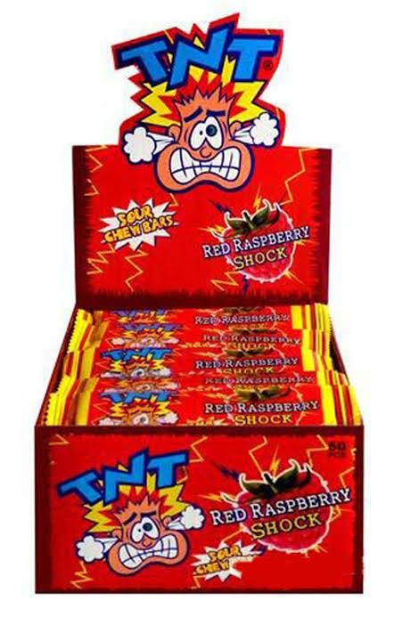 TNT Shock Red Raspberry Chew - 9g