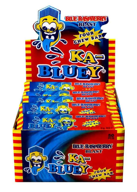 Ka-Bluey Blue Raspberry Blast Chew Bar - 9g