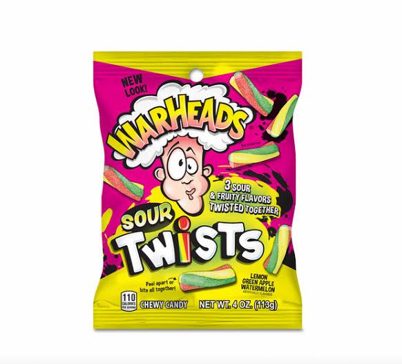 Warheads Sour Twists - 113g