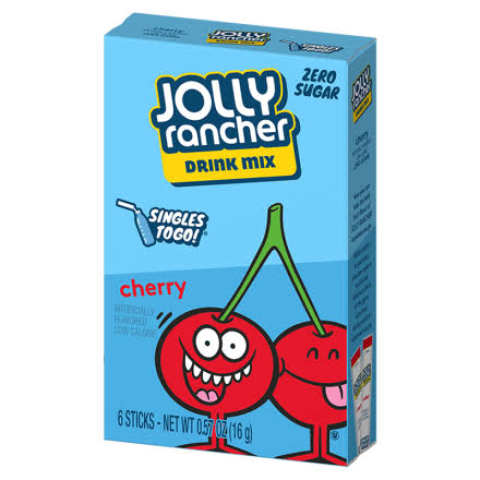 Jolly Rancher Cherry Drink Mix Pouch - 6pk