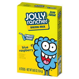 Jolly Rancher Blue Raspberry Drink Mix Pouch - 6pk