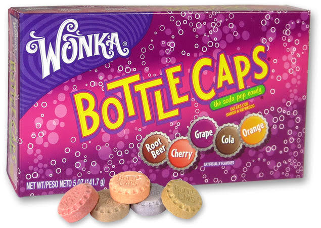 Wonka Bottle Caps Theatre Box - 140g