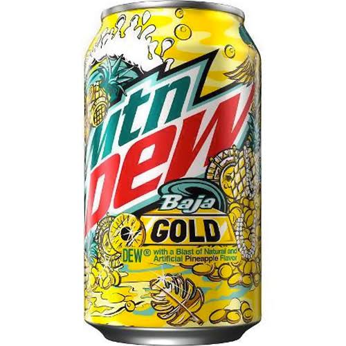 Mountain Dew Baja Gold - 355ml LIMITED EDITION