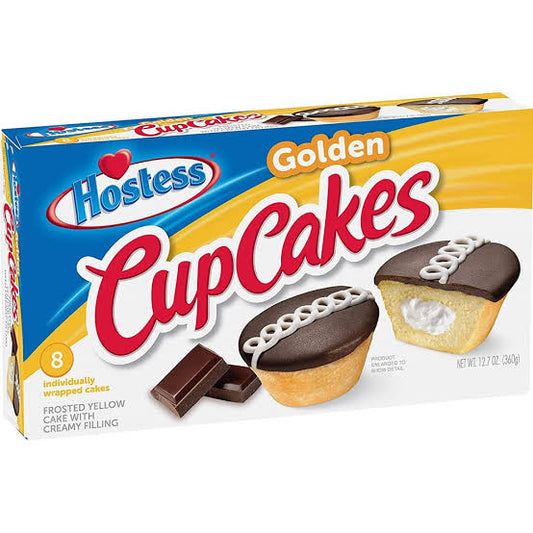 Hostess Golden Cupcakes - 8 Pack