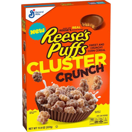 Reeses Puffs Cluster Crunch Cereal - 337g