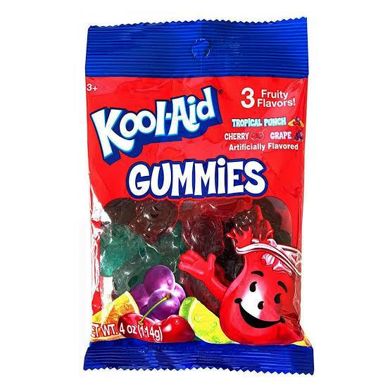 Kool Aid Gummies 3 Fruity Flavours - 114g