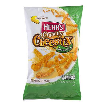 Herrs Crunchy Cheestix Jalapeno - 227g