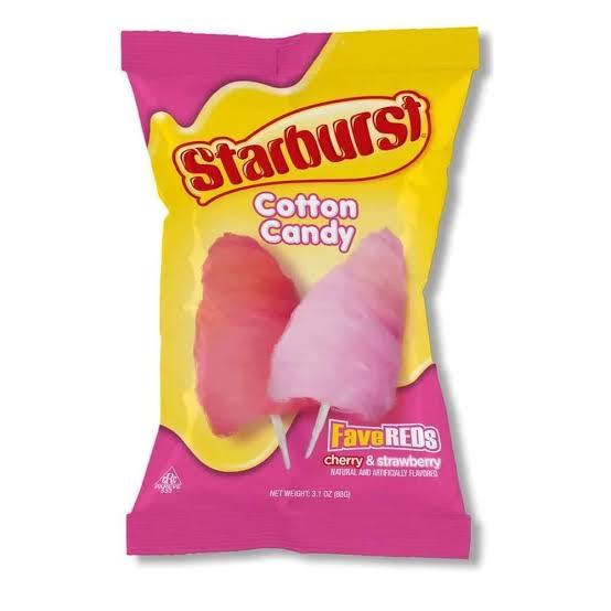 Starburst Fav Reds Cotton Candy - 87g