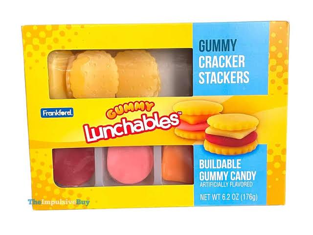 Lunchables Gummy Cracker Stackers Candy - 176g