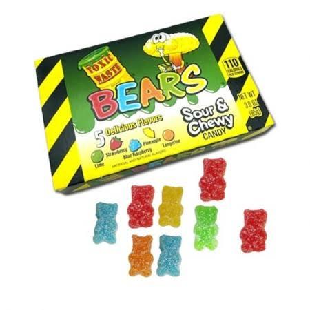 Toxic Waste Sour & Chewy Bears Theatre Box - 85g