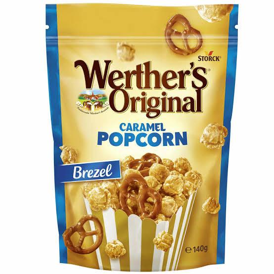 Werthers Original Caramel Popcorn Pretzel - 140g