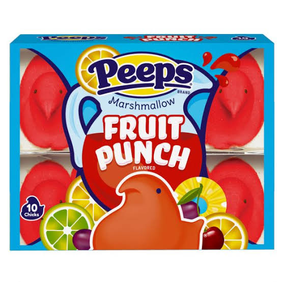 Peeps Fruit Punch Chicks - 10pk