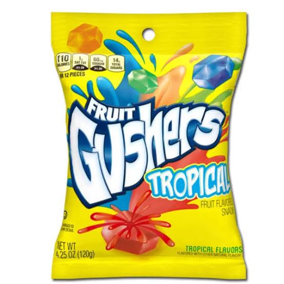 Fruit Gushers Tropical - 120g Bag