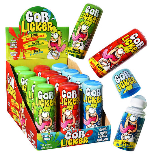 Gob Licker Watermelon/Red Raspberry/Blueberry ASSORTED 1pcs - 60ml