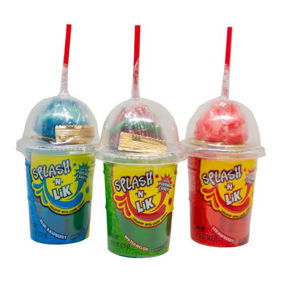 Splash & Lik Slushy With Popping Candy ASSORTED