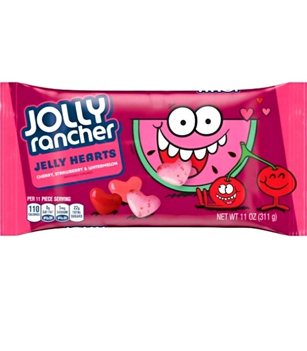 Jolly Rancher Jelly Hearts - 311g VALENTINES DAY