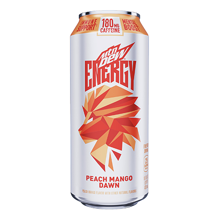 Mountain Dew ENERGY Peach Mango - 473ml