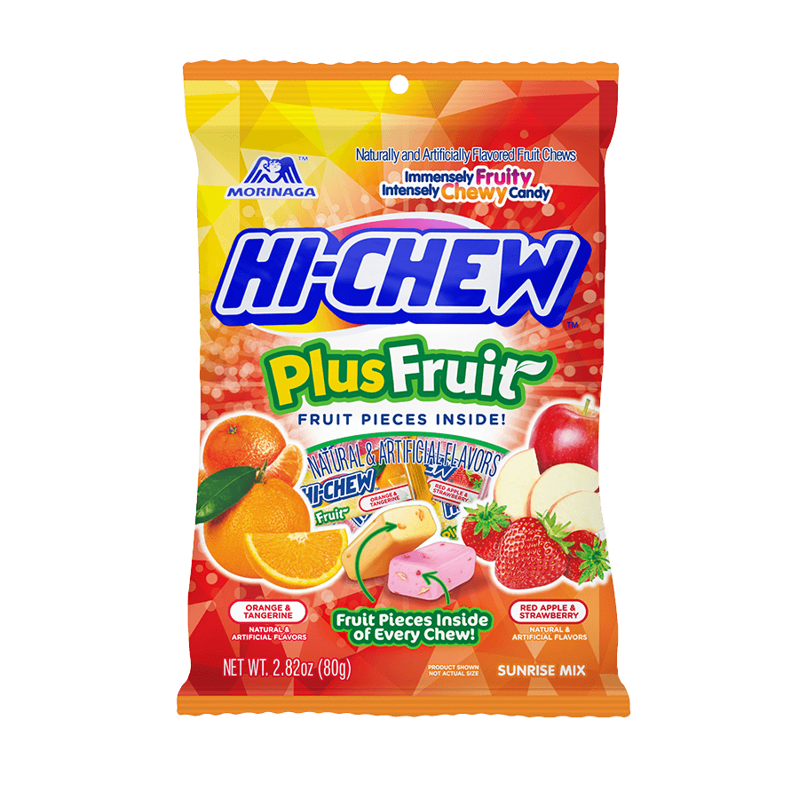 Hi Chew Plus Fruit  - 80g