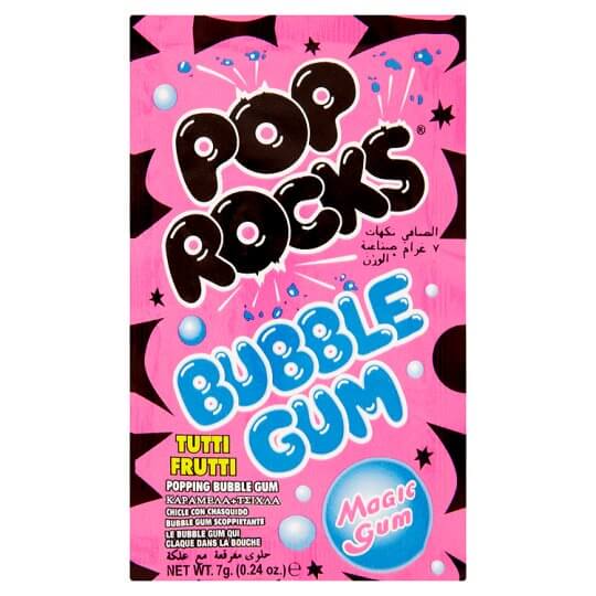 Pop Rocks Tutti Frutti Bubble Gum - 9.5g