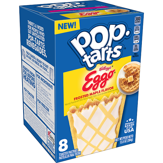 Pop Tarts Eggo Frosted Maple Flavour - 8pk